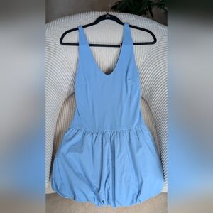Steve Madden Blue Mini Dress Sleeveless Elastic Waist